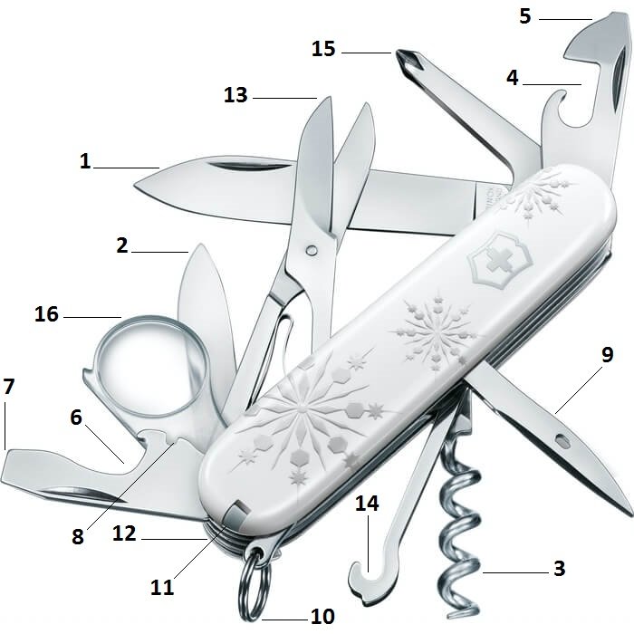 چاقو 16 کاره مدل Victorinox - Explorer